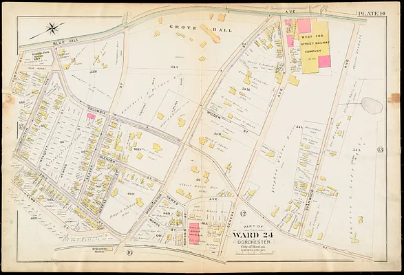 Atlas of the city of Boston : Dorchester, Mass.