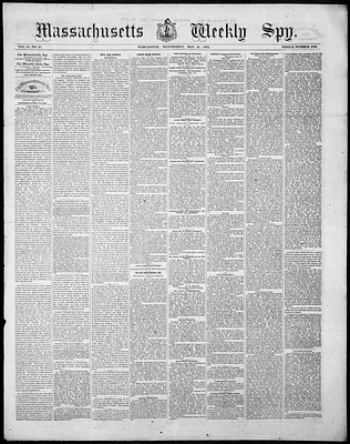Massachusetts Weekly Spy
