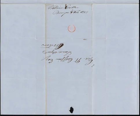 William Cutter to George Coffin, 1 February 1850