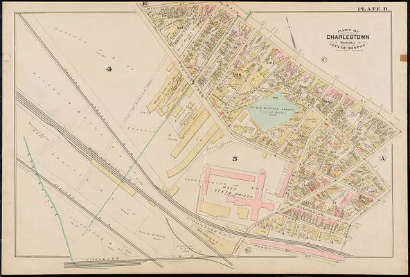 Atlas of the city of Boston : Charlestown and Brighton