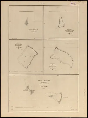 Hudsons Island ; Maraki or Matthews Island, Kingsmill Group ; Maiana or Halls Island, Kingsmill Group ; Apamama or Hoppers Island, Kingsmill Group ; Kuria and Nanouki Islands, Kingsmill Group