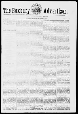 The Roxbury Advertiser