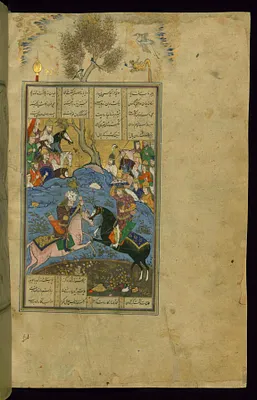 The First Combat of Rustam and Isfandiyar