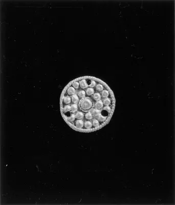 Round Gold Plaque