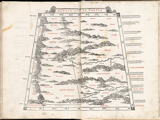 Octava Asiae tabula