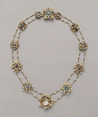 Twelve Medallions Mounted as a Necklace