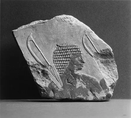 Wall Fragment of Men with Bows