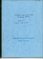 Logbooks: Navigation, Loran and Echo Sounder Record Log - Science, Knorr 115, Leg 3, August 20-September 4, 1985