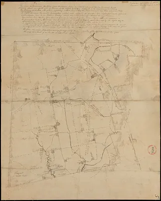 Plan of Richmond, surveyor's name not given, dated 1830