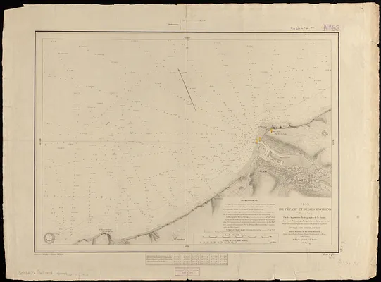 Plan de Fécamp et de ses environs