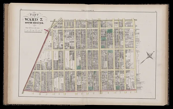 Atlas of the county of Suffolk, Massachusetts : vol. 3rd including Boston and Dorchester : from actual surveys and official records