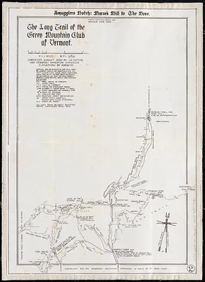 The Long Trail of the Green Mountain Club of Vermont