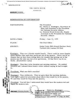June 13, 1975 - Ford, Kissinger