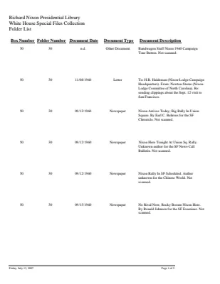 WHSF: Returned, 50-30