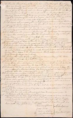 Town Meetings, 1832