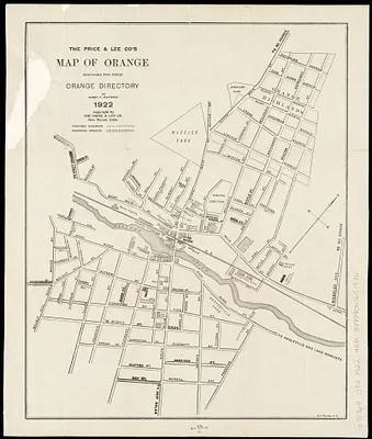 The Price & Lee Co's map of Orange
