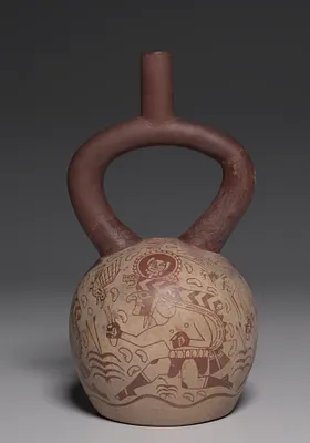 Vessel  with Running Figures