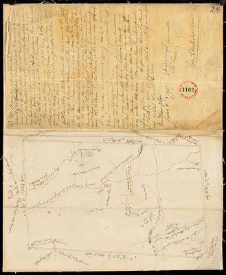 Plan of Westhampton surveyed by Jonathan Clark, dated June 1, 1795.