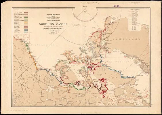 Explorations in northern Canada and adjacent portions of Greenland and Alaska, 1904