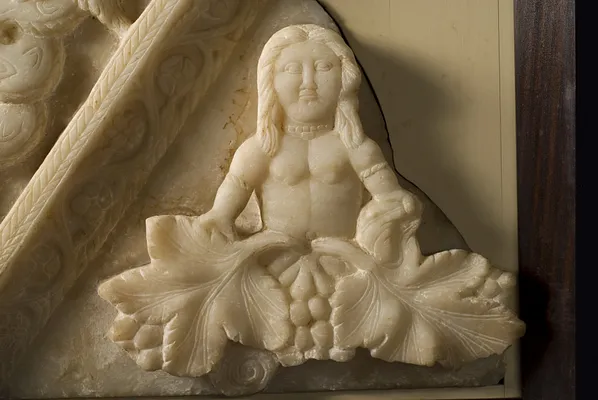 Fragment of a Pediment with a Goddess