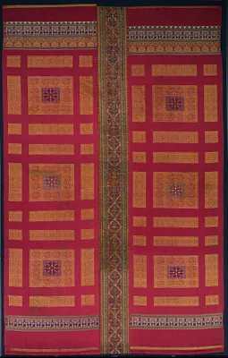 Silk curtain from the Alhambra palace