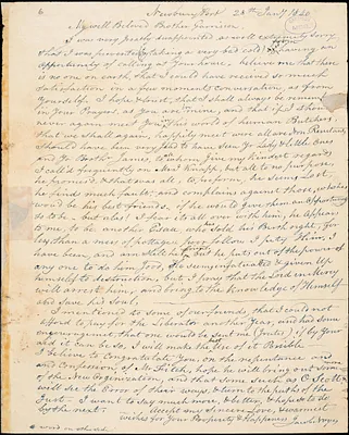 Letter from Jacob Noyes, Newburyport, [Massachusetts], to William Lloyd Garrison, 1840 Jan[uar]y 28th