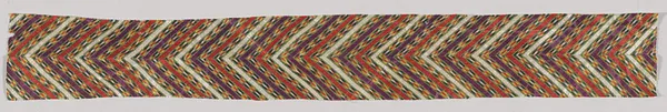Fragment of Striped Satin