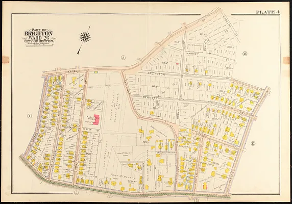 Atlas of the city of Boston, wards 25 & 26, Brighton