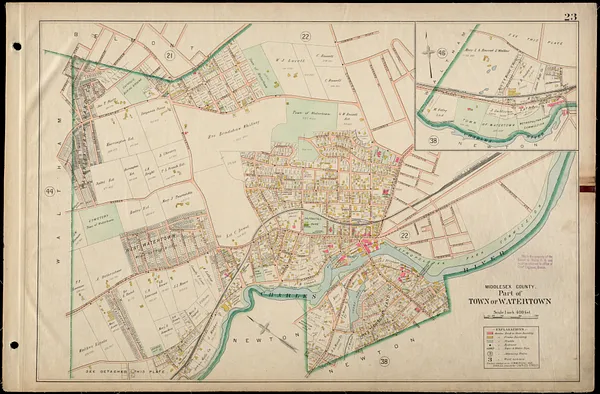 Middlesex county, part of town of Watertown