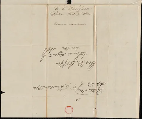 E.C. Fairfield to George Coffin, 23 September 1842