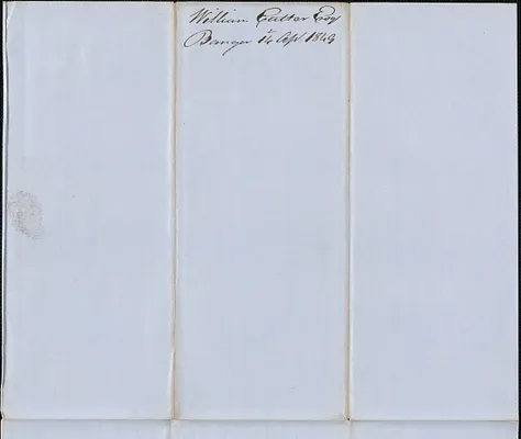 William Cutter to George Coffin, 14 April 1849