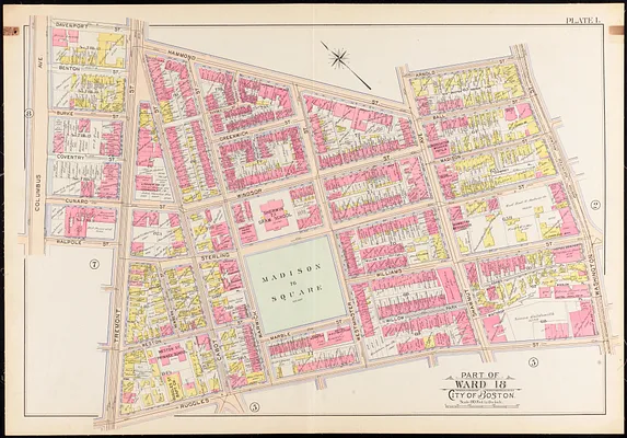 Atlas of the city of Boston, Roxbury