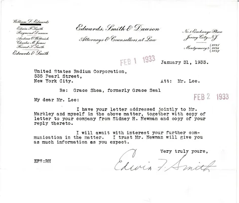 Letters Received to Mr. Lee [C.B. Lee], January 31, 1933