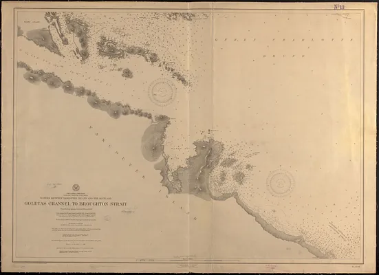 North America, west coast, Canada, British Columbia, waters between Vancouver Island and the mainland, Goletas Channel to Broughton Strait