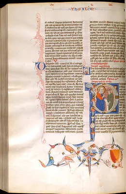 Leaf from Bentivoglio Bible