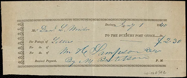 Miscellaneous household receipts