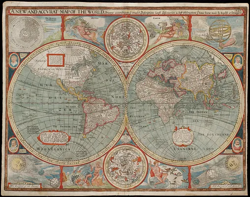 A new and accurat map of the world