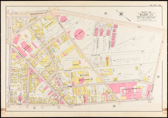 Atlas of the city of Boston, Roxbury