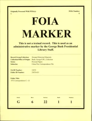 1975 Correspondence C - Cl