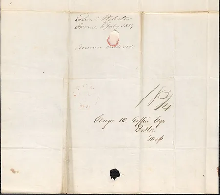 Eben Webster to George Coffin, 6 July 1839