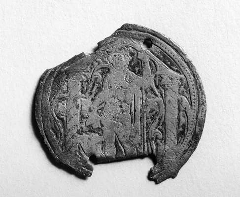 Male figure-Castor or Pollux ?