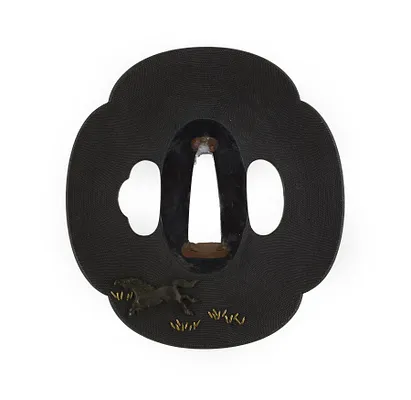 Tsuba with Horses