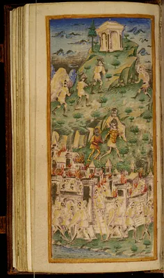 Leaf from Eclogues, Georgics and Aeneid