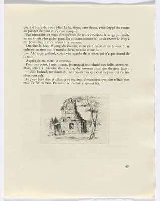 Frédéric Mistral: Mémoires et Recits by Frédéric Mistral: ruin (page 49)
