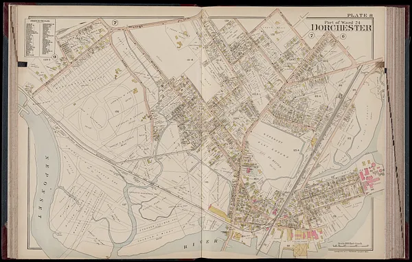 Atlas of Dorchester, West Roxbury and Brighton, city of Boston