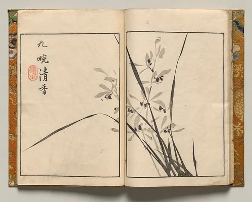 Pure Scent of Orchids, Design Twelve from Shazanrō Picture Book