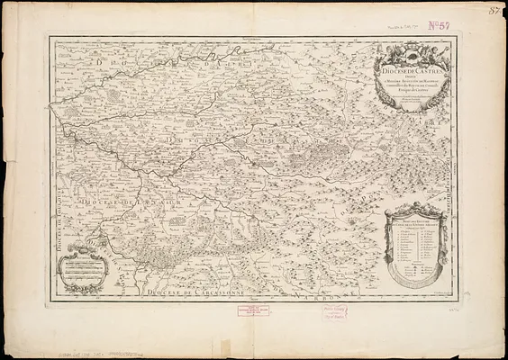 Diocèse de Castres, dédié à Messire Augustin de Maupeou, Conseiller du Roy en ses Conseils Evêque de Castres