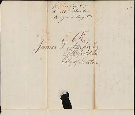 John Godfrey to James T. Austin, 12 August 1833