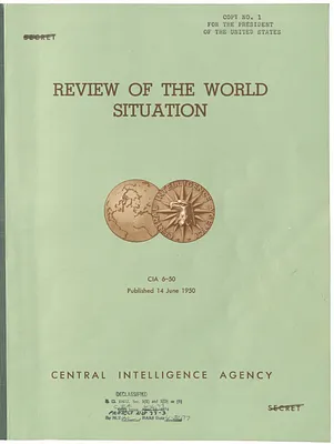 Central Intelligence Agency Report 6-50, Review of the World Situation