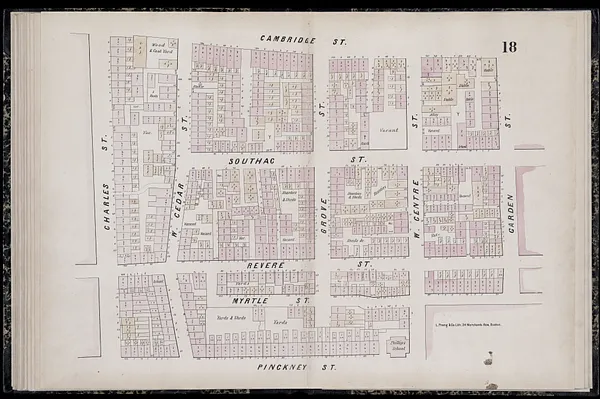 Plan of the city of Boston